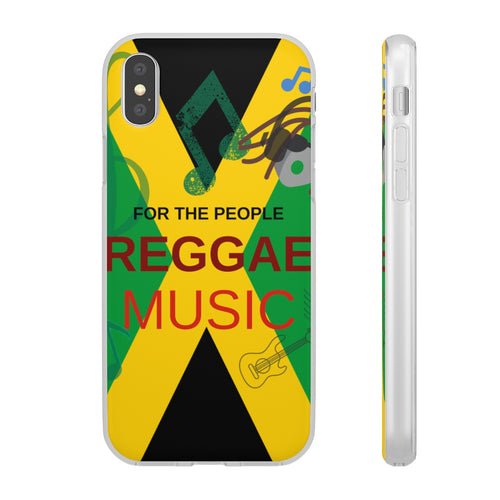 Reggae Music Clear TPU iPhone Case