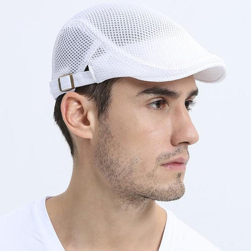 Unisex Casual Breathable Summer Newsboy Flat Cap